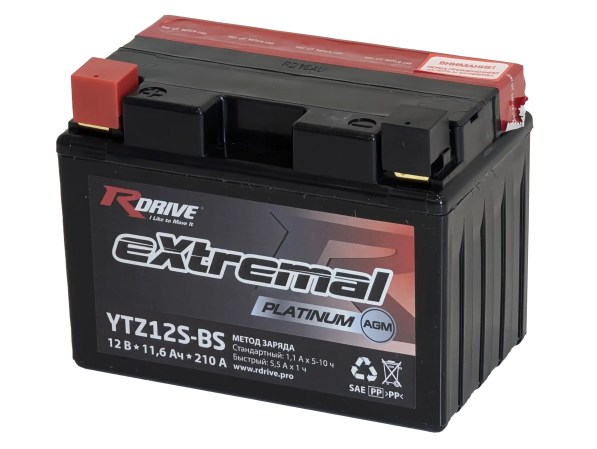 RDrive eXtremal Platinum YTZ12S-BS 11,6Ah